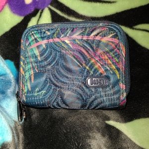 Lug splits wallet tropical multi